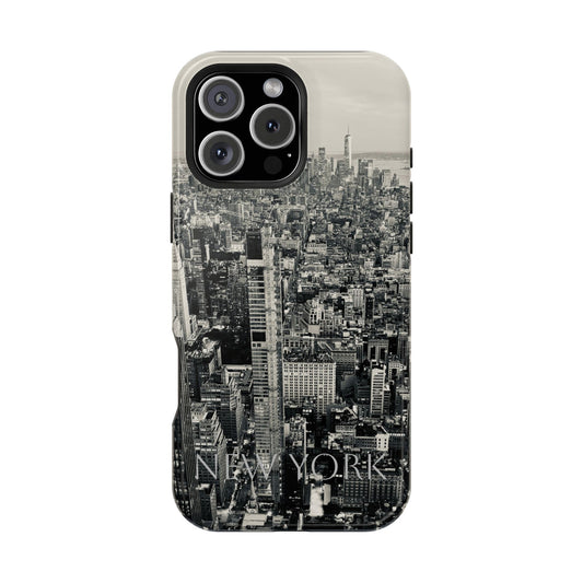 New York City Skyline at Sunset Magnetic Tough Cases