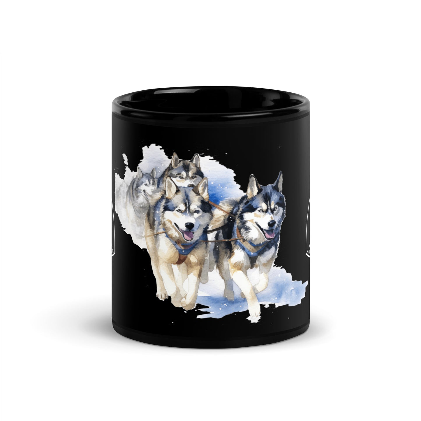 IDITAROD Alaska Black - Glossy Mug