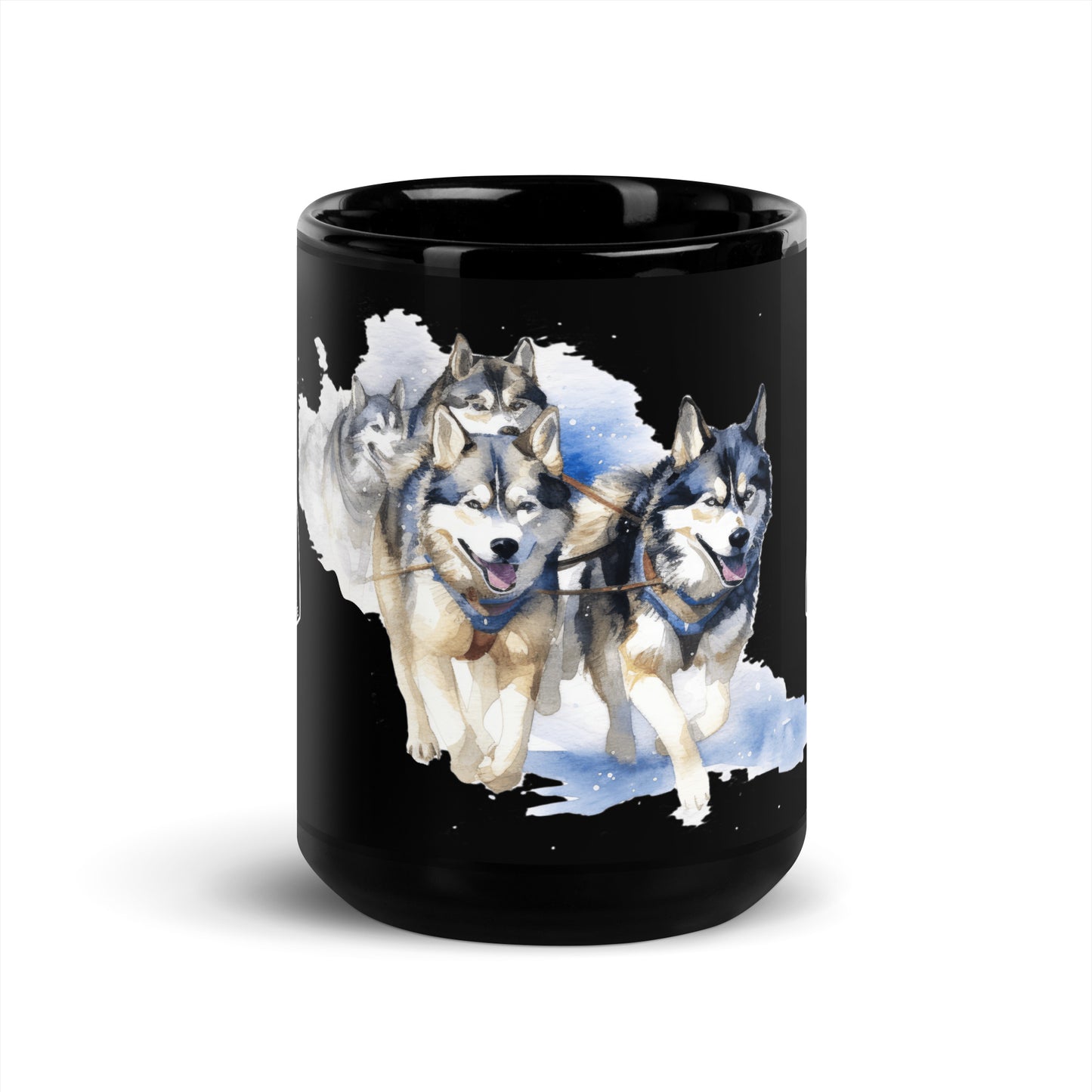 IDITAROD Alaska Black - Glossy Mug