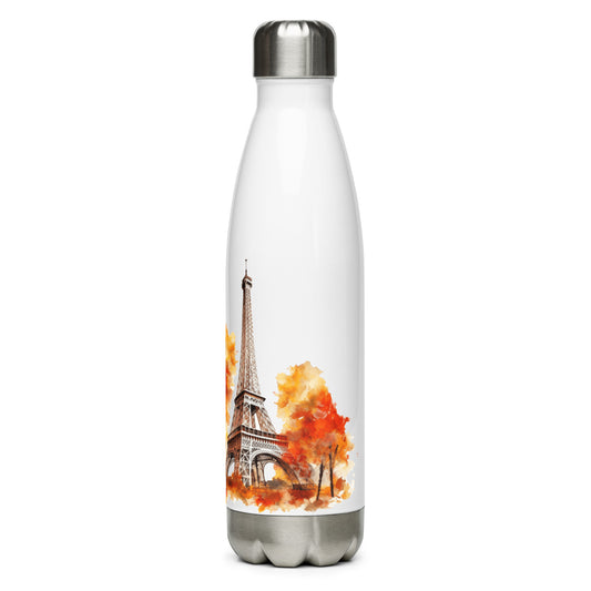 The Eiffel Tower Paris France - Stainless Steel Water Bottle