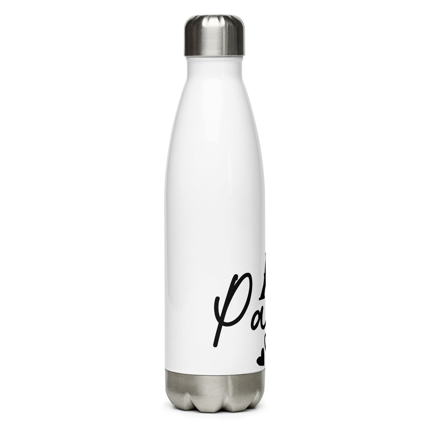 Eiffel Tower Paris Hearts France - Stainless Steel Water Bottle
