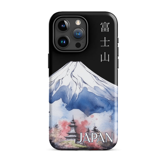 Mount Fuji Japan Black - Tough Case for iPhone®