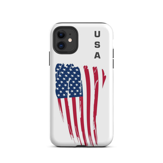 Battle Worn USA Flag - Tough Case for iPhone®
