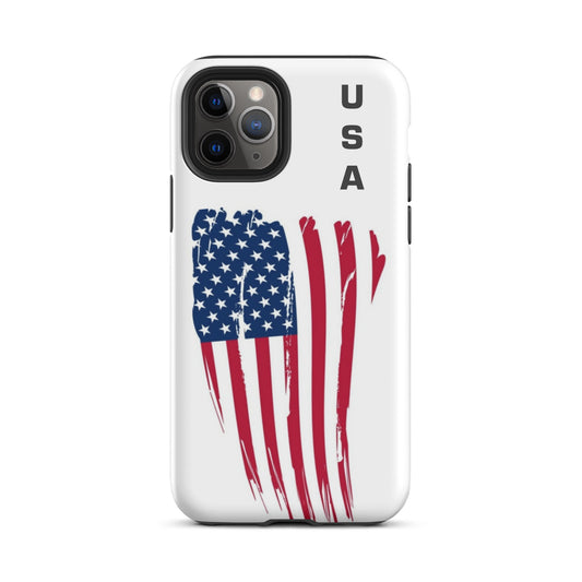 Battle Worn USA Flag - Tough Case for iPhone®