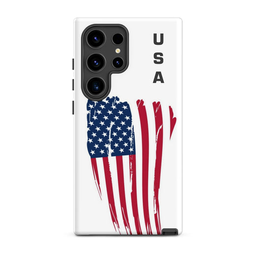 Battle Worn USA Flag - Tough Case for Samsung®
