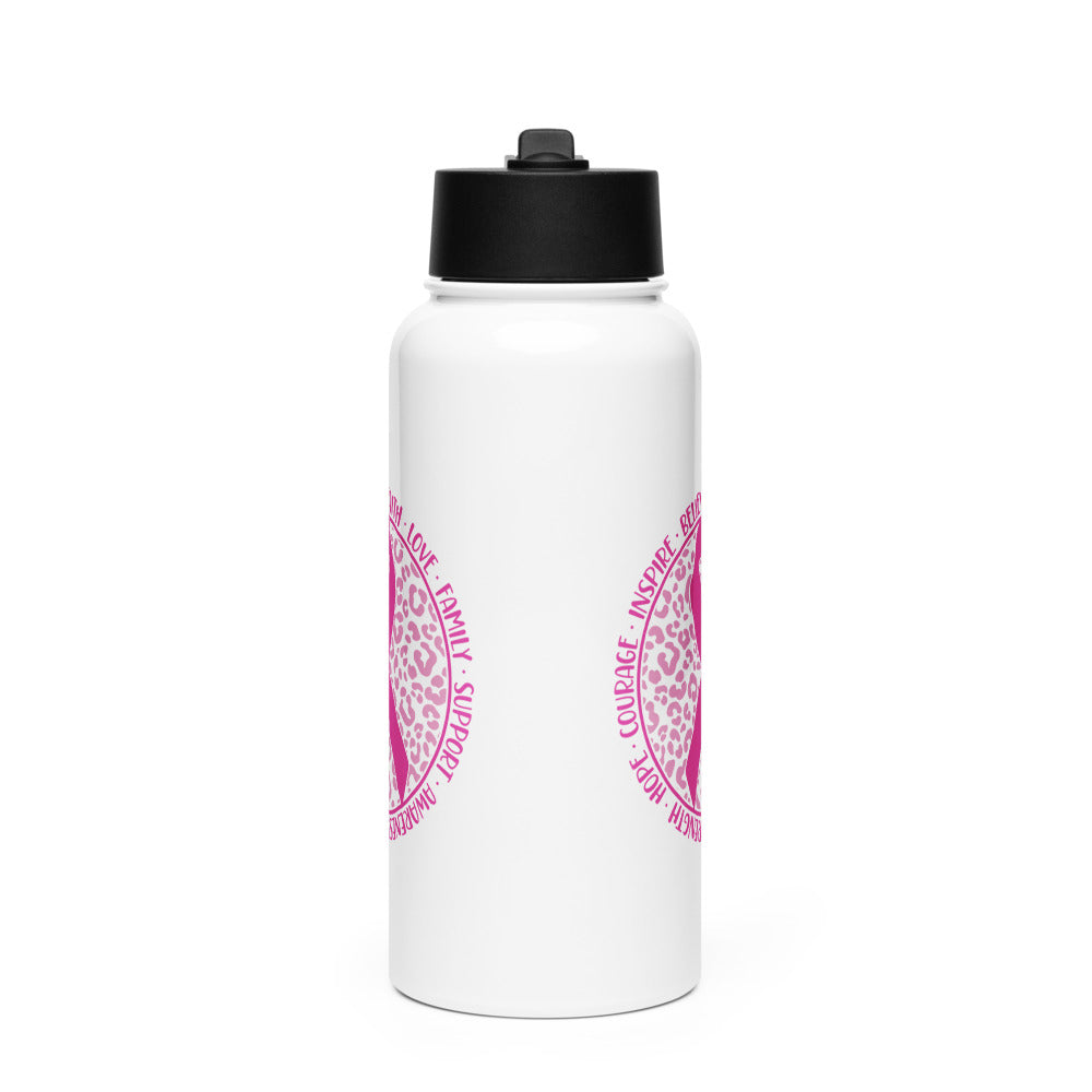 Cancer Awareness Stainless Steel Water Bottle 01