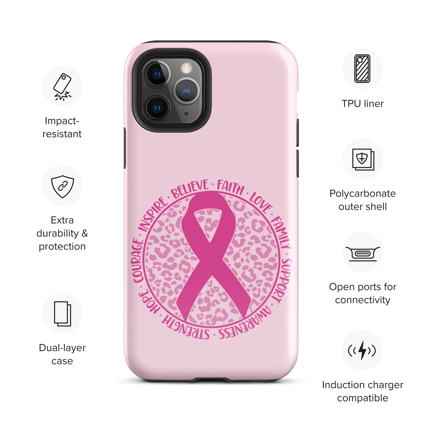 Breast Cancer Awareness 01 Tough Case for iPhone®