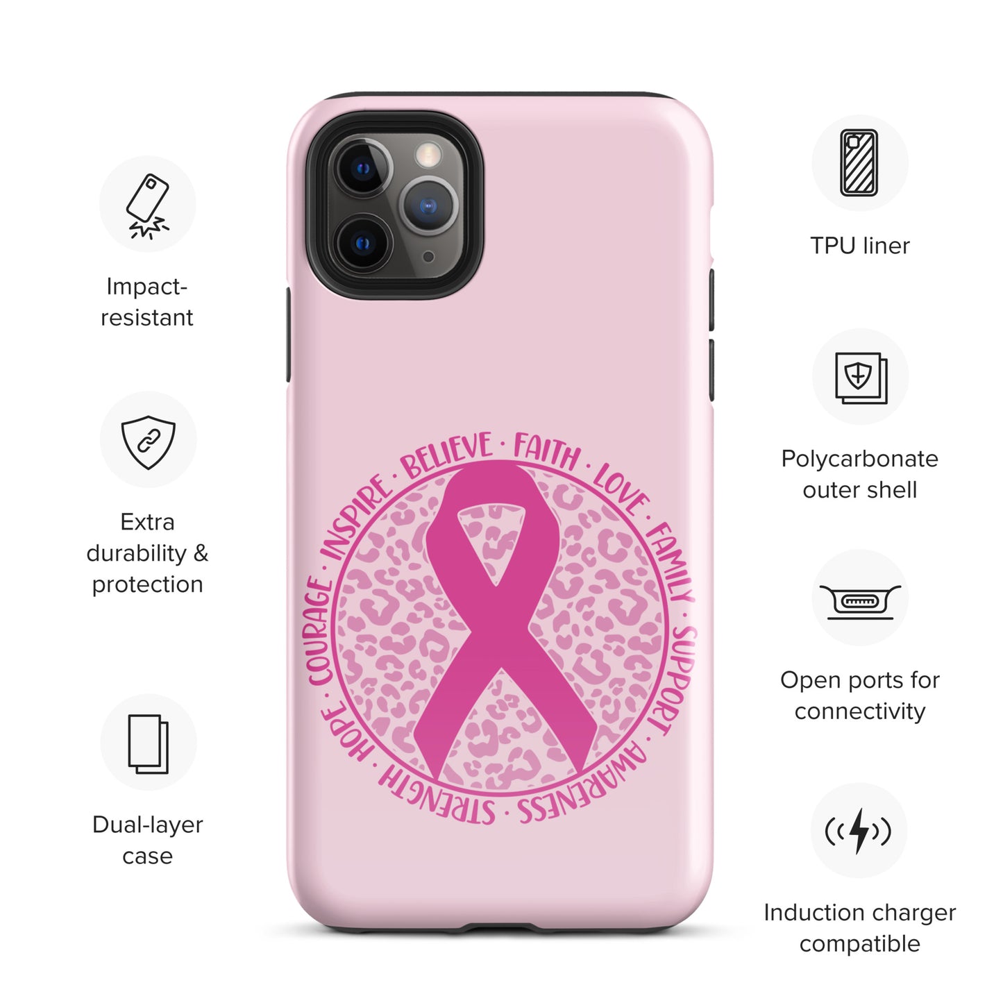 Breast Cancer Awareness 01 Tough Case for iPhone®