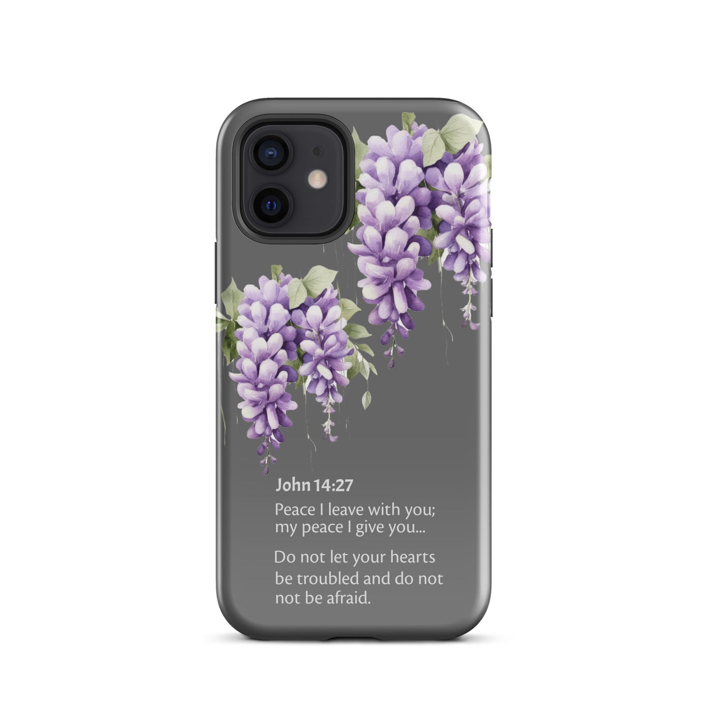 Wisteria John 14-27 Grey - Tough Case for iPhone®