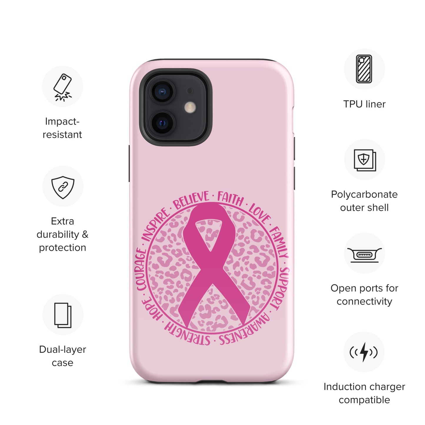 Breast Cancer Awareness 01 Tough Case for iPhone®