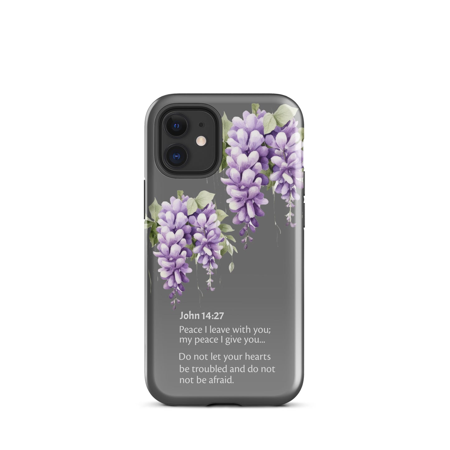 Wisteria John 14-27 Grey - Tough Case for iPhone®