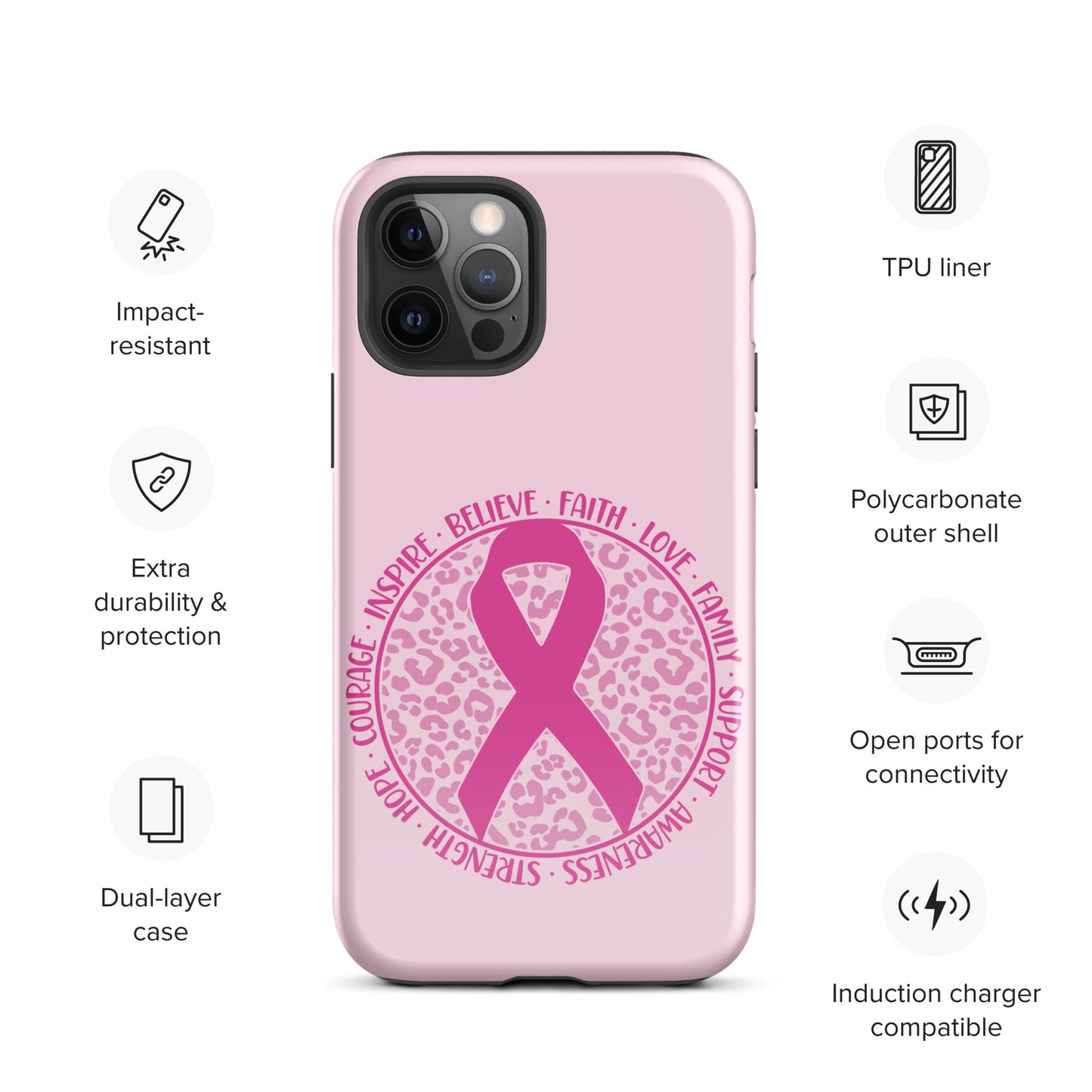 Breast Cancer Awareness 01 Tough Case for iPhone®