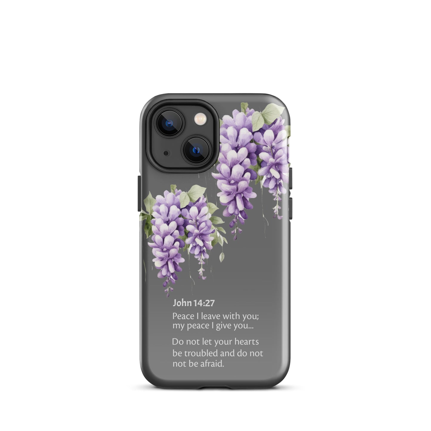 Wisteria John 14-27 Grey - Tough Case for iPhone®