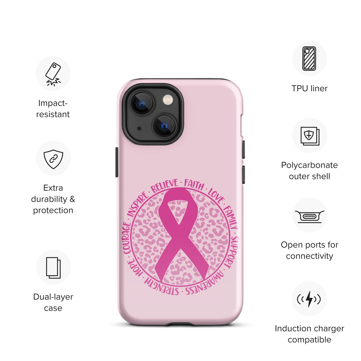 Breast Cancer Awareness 01 Tough Case for iPhone®