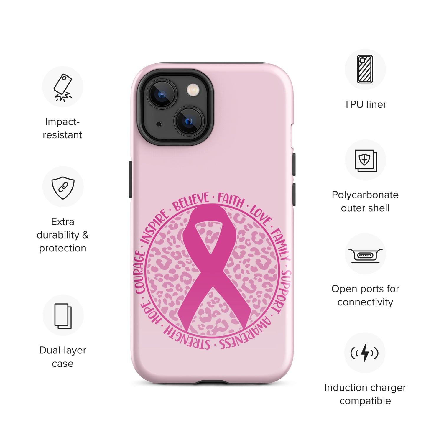 Breast Cancer Awareness 01 Tough Case for iPhone®