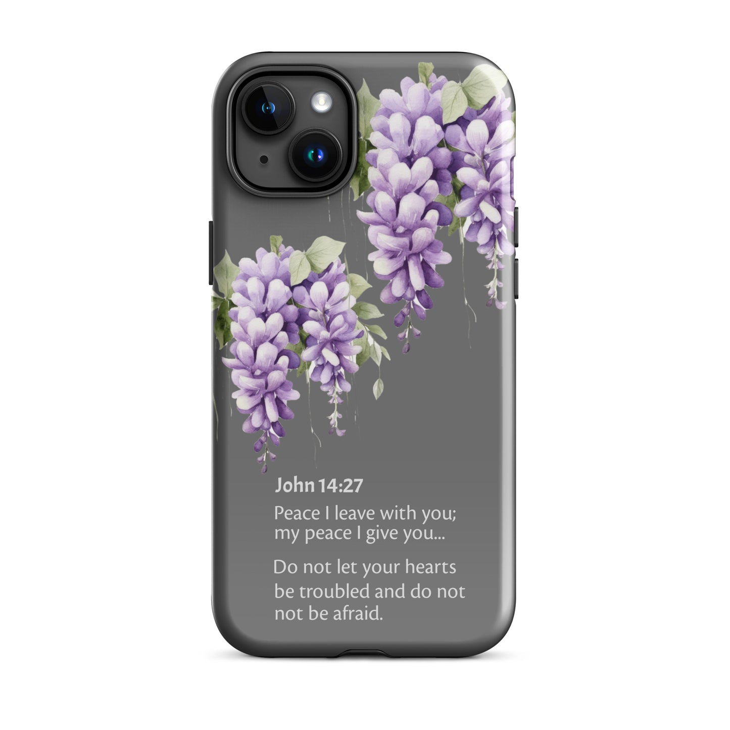 Wisteria John 14-27 Grey - Tough Case for iPhone®