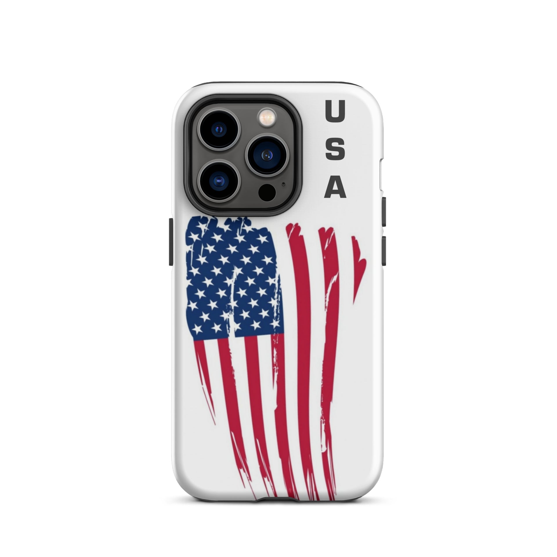 Mixroom - Cover Custodia Per iPhone 11 Pro Max In Silicone TPU Fantasia TESCHIO BANDIERA USA AMERICA132