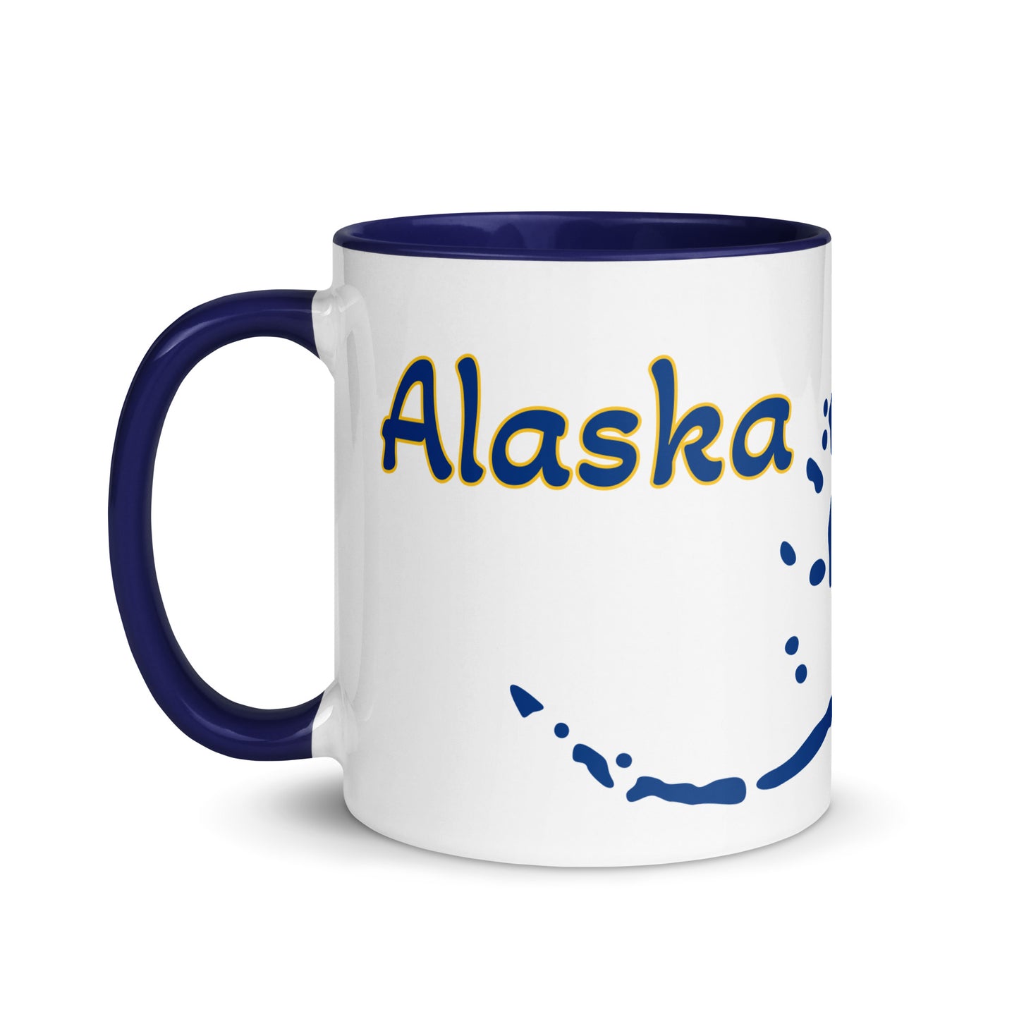 Skagway Alaska Map - Mug with Color Inside